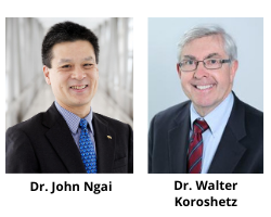 Dr. Walter Koroshetz and Dr. John Ngai
